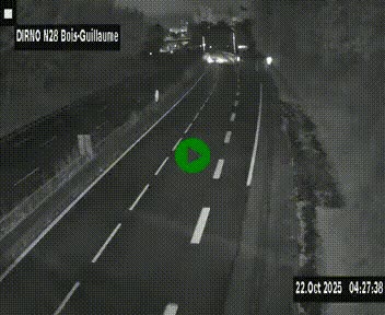 <h2>Webcam routière à hauteur de Bois-Guillaume en périphérie de Rouen. Vue orientée vers Rouen</h2>