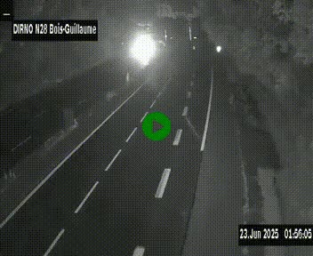 <h2>Webcam routière à hauteur de Bois-Guillaume en périphérie de Rouen. Vue orientée vers Rouen</h2>