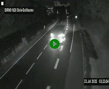 <h2>Webcam routière à hauteur de Bois-Guillaume en périphérie de Rouen. Vue orientée vers Rouen</h2>