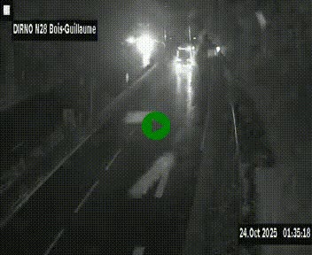 <h2>Webcam routière à hauteur de Bois-Guillaume en périphérie de Rouen. Vue orientée vers Rouen</h2>