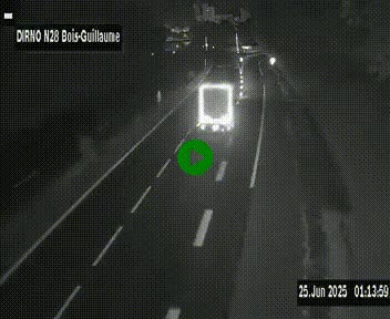 <h2>Webcam routière à hauteur de Bois-Guillaume en périphérie de Rouen. Vue orientée vers Rouen</h2>