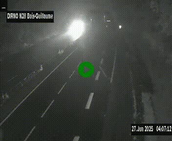 <h2>Webcam routière à hauteur de Bois-Guillaume en périphérie de Rouen. Vue orientée vers Rouen</h2>
