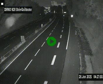 <h2>Webcam routière à hauteur de Bois-Guillaume en périphérie de Rouen. Vue orientée vers Rouen</h2>