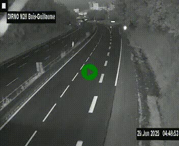 <h2>Webcam routière à hauteur de Bois-Guillaume en périphérie de Rouen. Vue orientée vers Rouen</h2>