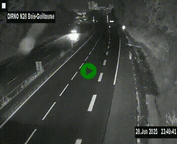 <h2>Webcam routière à hauteur de Bois-Guillaume en périphérie de Rouen. Vue orientée vers Rouen</h2>