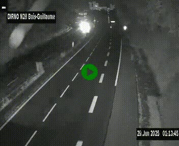 <h2>Webcam routière à hauteur de Bois-Guillaume en périphérie de Rouen. Vue orientée vers Rouen</h2>