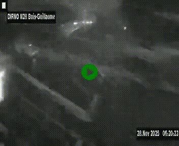 <h2>Webcam routière à hauteur de Bois-Guillaume en périphérie de Rouen. Vue orientée vers Rouen</h2>