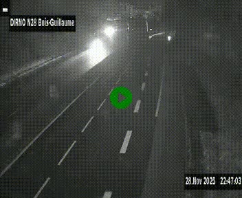 <h2>Webcam routière à hauteur de Bois-Guillaume en périphérie de Rouen. Vue orientée vers Rouen</h2>