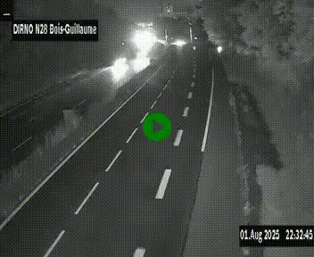 <h2>Webcam routière à hauteur de Bois-Guillaume en périphérie de Rouen. Vue orientée vers Rouen</h2>
