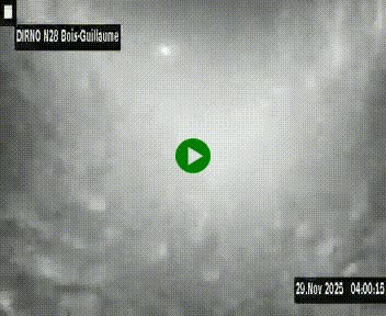 <h2>Webcam routière à hauteur de Bois-Guillaume en périphérie de Rouen. Vue orientée vers Rouen</h2>