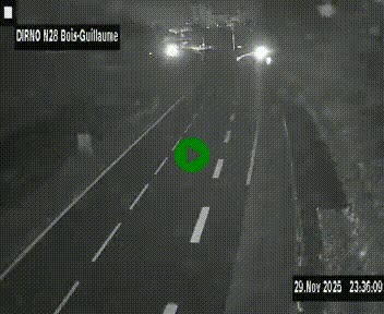 <h2>Webcam routière à hauteur de Bois-Guillaume en périphérie de Rouen. Vue orientée vers Rouen</h2>