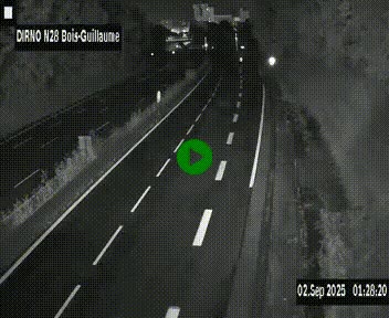 <h2>Webcam routière à hauteur de Bois-Guillaume en périphérie de Rouen. Vue orientée vers Rouen</h2>