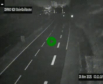 <h2>Webcam routière à hauteur de Bois-Guillaume en périphérie de Rouen. Vue orientée vers Rouen</h2>