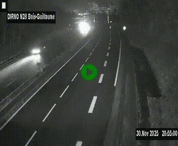 <h2>Webcam routière à hauteur de Bois-Guillaume en périphérie de Rouen. Vue orientée vers Rouen</h2>