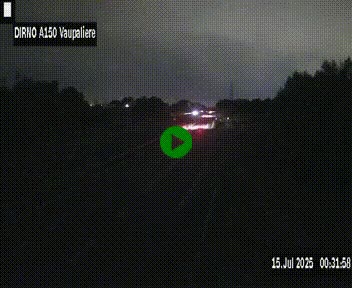 <h2>Webcam autoroute A150 à hauteur de La Vaupalière en périphérie de Rouen. Vue orientée vers Rouen</h2>