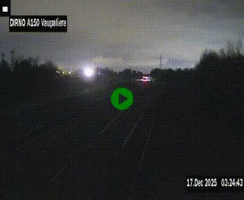 <h2>Webcam autoroute A150 à hauteur de La Vaupalière en périphérie de Rouen. Vue orientée vers Rouen</h2>