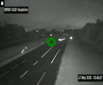 <h2>Webcam autoroute A150 à hauteur de La Vaupalière en périphérie de Rouen. Vue orientée vers Rouen</h2>