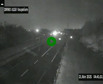 <h2>Webcam autoroute A150 à hauteur de La Vaupalière en périphérie de Rouen. Vue orientée vers Rouen</h2>