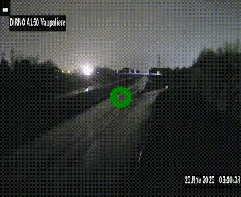 <h2>Webcam autoroute A150 à hauteur de La Vaupalière en périphérie de Rouen. Vue orientée vers Rouen</h2>
