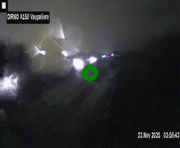 <h2>Webcam autoroute A150 à hauteur de La Vaupalière en périphérie de Rouen. Vue orientée vers Rouen</h2>