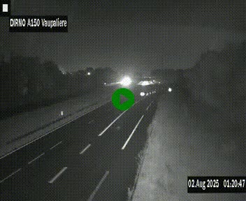 <h2>Webcam autoroute A150 à hauteur de La Vaupalière en périphérie de Rouen. Vue orientée vers Rouen</h2>