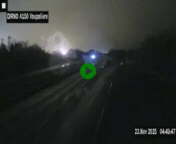 <h2>Webcam autoroute A150 à hauteur de La Vaupalière en périphérie de Rouen. Vue orientée vers Rouen</h2>