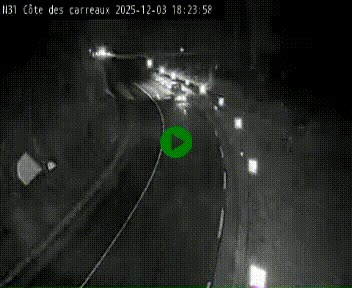 <h2>Webcam en haut de la Côte des Carreaux sur la N31 à Avesnes-en-Bray. Vue orientée vers Rouen</h2>