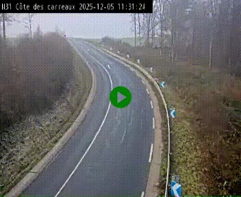 <h2>Webcam en haut de la Côte des Carreaux sur la N31 à Avesnes-en-Bray. Vue orientée vers Rouen</h2>