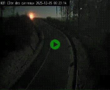 <h2>Webcam en haut de la Côte des Carreaux sur la N31 à Avesnes-en-Bray. Vue orientée vers Rouen</h2>