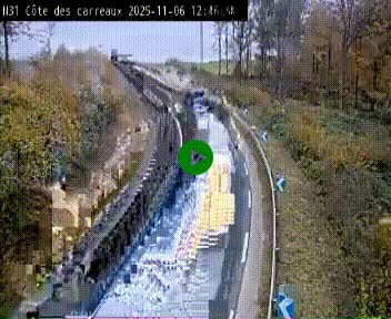 <h2>Webcam en haut de la Côte des Carreaux sur la N31 à Avesnes-en-Bray. Vue orientée vers Rouen</h2>