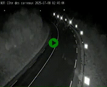 <h2>Webcam en haut de la Côte des Carreaux sur la N31 à Avesnes-en-Bray. Vue orientée vers Rouen</h2>