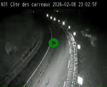<h2>Webcam en haut de la Côte des Carreaux sur la N31 à Avesnes-en-Bray. Vue orientée vers Rouen</h2>