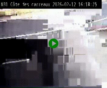 <h2>Webcam en haut de la Côte des Carreaux sur la N31 à Avesnes-en-Bray. Vue orientée vers Rouen</h2>