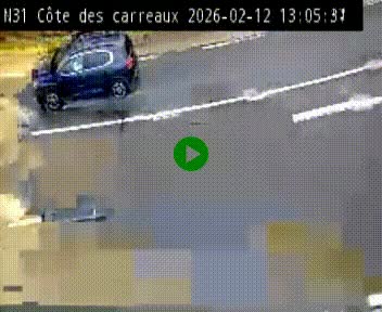 <h2>Webcam en haut de la Côte des Carreaux sur la N31 à Avesnes-en-Bray. Vue orientée vers Rouen</h2>