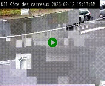 <h2>Webcam en haut de la Côte des Carreaux sur la N31 à Avesnes-en-Bray. Vue orientée vers Rouen</h2>