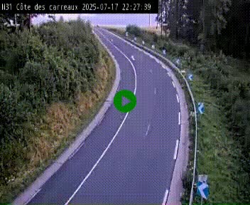 <h2>Webcam en haut de la Côte des Carreaux sur la N31 à Avesnes-en-Bray. Vue orientée vers Rouen</h2>