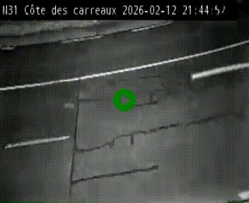 <h2>Webcam en haut de la Côte des Carreaux sur la N31 à Avesnes-en-Bray. Vue orientée vers Rouen</h2>