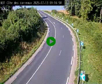 <h2>Webcam en haut de la Côte des Carreaux sur la N31 à Avesnes-en-Bray. Vue orientée vers Rouen</h2>