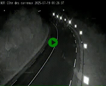 <h2>Webcam en haut de la Côte des Carreaux sur la N31 à Avesnes-en-Bray. Vue orientée vers Rouen</h2>