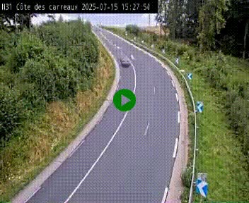 <h2>Webcam en haut de la Côte des Carreaux sur la N31 à Avesnes-en-Bray. Vue orientée vers Rouen</h2>