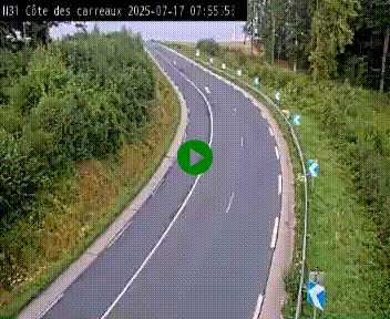 <h2>Webcam en haut de la Côte des Carreaux sur la N31 à Avesnes-en-Bray. Vue orientée vers Rouen</h2>