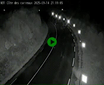 <h2>Webcam en haut de la Côte des Carreaux sur la N31 à Avesnes-en-Bray. Vue orientée vers Rouen</h2>