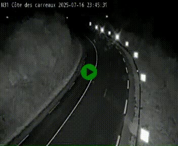 <h2>Webcam en haut de la Côte des Carreaux sur la N31 à Avesnes-en-Bray. Vue orientée vers Rouen</h2>