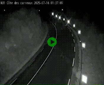 <h2>Webcam en haut de la Côte des Carreaux sur la N31 à Avesnes-en-Bray. Vue orientée vers Rouen</h2>
