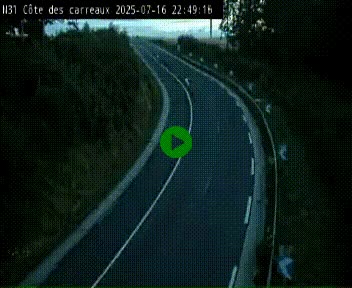 <h2>Webcam en haut de la Côte des Carreaux sur la N31 à Avesnes-en-Bray. Vue orientée vers Rouen</h2>