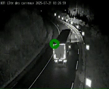 <h2>Webcam en haut de la Côte des Carreaux sur la N31 à Avesnes-en-Bray. Vue orientée vers Rouen</h2>