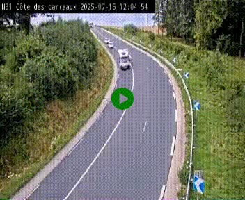 <h2>Webcam en haut de la Côte des Carreaux sur la N31 à Avesnes-en-Bray. Vue orientée vers Rouen</h2>