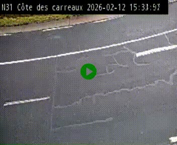 <h2>Webcam en haut de la Côte des Carreaux sur la N31 à Avesnes-en-Bray. Vue orientée vers Rouen</h2>