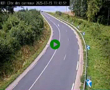 <h2>Webcam en haut de la Côte des Carreaux sur la N31 à Avesnes-en-Bray. Vue orientée vers Rouen</h2>