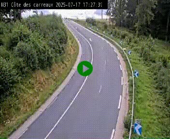 <h2>Webcam en haut de la Côte des Carreaux sur la N31 à Avesnes-en-Bray. Vue orientée vers Rouen</h2>